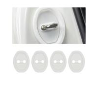 XIYUANFA 4 Pezzi di Protezione della Serratura della Porta per Alfa Romeo Stelvio ab 2016, Copertura Protettiva in Silicone per Protezione Portiera Auto,White
