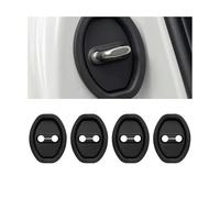XIYUANFA 4 Pezzi di Protezione della Serratura della Porta per Dacia Duster 2021-2024, Copertura Protettiva in Silicone per Protezione Portiera Auto,Black