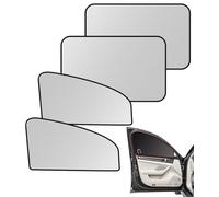 XIYUANFA 4 Pezzi Tendine Parasole Auto per Chevrolet Silverado 2500 HD IV (T1XX) Double Cab Long Bed 2020-2023, Parasole per Finestrini Laterali dell’Auto Tendine Auto Magnetiche Protezione,Silver
