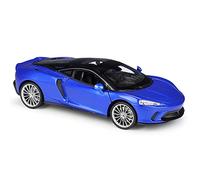 XIYUEYING 01:24 per McLaren GT simulatore di auto sportive in lega modello pressofuso ornamento per finito(Blu)