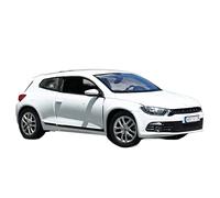 XIYUEYING 01:24 Per Volkswagen Scirocco Metal Model Car Die-cast Finito Model Vehicle Collection Ornament(White)