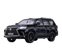 XIYUEYING 1 18 for LX570 SUV in lega ad alta simulazione modello di auto kit auto giocattoli for bambini collezione replica(Nero)