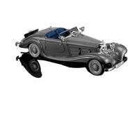 XIYUEYING 1 18 for Mercedes 500K 1936 Kit modello auto d'epoca Veicolo ad alta simulazione for ragazzi Regali for le vacanze Giocattoli(Cromo)
