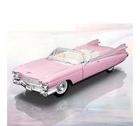 XIYUEYING 1 18 Per Cadillac Eldorado Biarritz 1959 Modello di auto in metallo Rosa Decorazione per auto classica 32CM Collezione da scrivania Regalo
