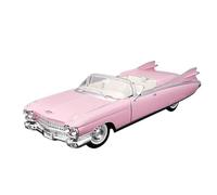 XIYUEYING 1:18 Per Cadillac Eldorado Biarritz 1959 Modello di auto in metallo Rosa Decorazione per auto classica 32CM Collezione da scrivania Regalo