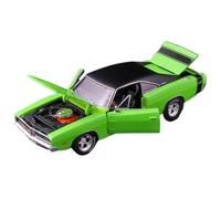 XIYUEYING 1 18 per Dodge 1969 R/T Classic Car Simulazione Lega Modello Auto Collezione di Lusso 28.6CM Decorato Giocattolo da Scrivania Verde Regalo per Uomini e Ragazzi