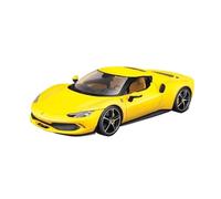 XIYUEYING 1 18 Per Ferrari 296 Gtb Lega In Miniatura Pressofuso Modello Di Auto Giocattoli Sportivi Auto Per Bambini Collezione Natalizia(Yellow)