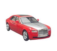 XIYUEYING 1:18 Per La Collezione Di Modelli Di Auto Di Simulazione In Lega Di Auto Rolls-Royce Ghost, Regalo Per Amici E Parenti(Red Silver)