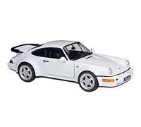 XIYUEYING 1 18 Per Porsche 964 Turbo Lega bianca Pressofusione Modello di simulazione Collezione decorazioni per auto Regalo