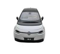 XIYUEYING 1:18 Per Volkswagen ID3 Completamente Aperta Simulazione Modello Auto Veicolo Metallo Collezione Giocattoli Per Adulti(Gray)