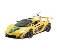 XIYUEYING 1 22 Per McLaren P1 GTR Modello di auto da corsa in lega Simulazione Giocattolo da scrivania Decorazione Collezione 21CM Display Ragazzi(Yellow)