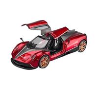 XIYUEYING 1:22 Per Pagani Huayra Dinastia Pressofuso In Lega Super Modello Di Auto Classica Ala Di Gabbiano Porta Colection Ornamento(Rosso)