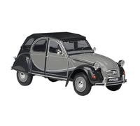 XIYUEYING 1 24 for Citroen 2CV 6 Charleston grigia, kit modello di auto in miniatura pressofuso in lega for auto d'epoca