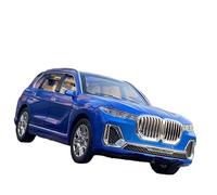 XIYUEYING 1 24 for X7 SUV in lega ad alta simulazione modello di auto kit giocattoli for auto for bambini collezione replica(Blu)