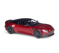 XIYUEYING 1 24 Per Aston Martin DBS Superleggera Sports Car Lega Die-cast Replica Model Car Ornaments(Rosso)