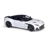 XIYUEYING 1 24 Per Aston Martin DBS Superleggera Sports Car Lega Die-cast Replica Model Car Ornaments(White)