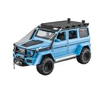 XIYUEYING 1:24 Per Benz G550 Adventure 4X4 Lega Di Cast Giocattolo Modello Di Auto Suono E Luce Giocattolo Da Collezione(Blu)
