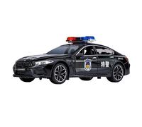 XIYUEYING 1:24 Per BMW M8 MH8 800 Auto della Polizia Diecast Car Metallo Finito Modello di Auto Adatto Collezione(A)