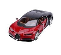 XIYUEYING 1 24 Per Bugatti Chiron Modello Pressofuso In Lega Modello Di Auto Giocattolo Di Simulazione Da Collezione Ragazzo Adulto Souvenir(Rosso)