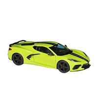 XIYUEYING 1 24 Per Chevrolet Corvette Stingray Coupe 2020 lega pressofusione modello di auto replica giocattolo(Yellow)