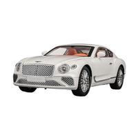 XIYUEYING 1:24 Per Continental GT Aloy Supercar Model Con Luce Sonora Collezione Di Giocattoli Per Auto Per Bambini Per Bambini Decorazioni Per La Casa(White)