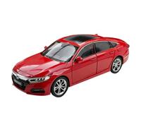 XIYUEYING 1 24 Per Honda Accord Ten Generation Simulazione Lega Modello Auto Scrivania Ragazzi Uomo Giocattolo Collezione Display Memoriale(Rosso)