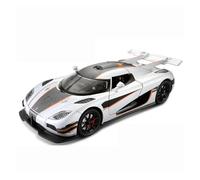 XIYUEYING 1:24 Per Koenigsegg ONE1 Simulazione di auto sportive Diecast in metallo Modello di auto Suono Luce Tirare indietro Modello di auto(A)