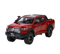 XIYUEYING 1:24 Per la Grande Muraglia Bollen Gun Lega Fuoristrada Modello Giocattolo per Bambini Ragazzo Ragazza Decorazione Scrivania Display 20CM(Rosso)