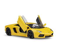 XIYUEYING 1:24 Per Lamborghini Aventador LP700-4 modello di auto sportiva in lega finito giocattolo modello di auto pressofuso(Yellow)
