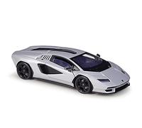 XIYUEYING 1 24 Per Lamborghini Countach LPI 800-4 Supercar In Lega Replica Auto Modello Pressofuso Auto Finita(Argento)