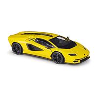 XIYUEYING 1 24 Per Lamborghini Countach LPI 800-4 Supercar In Lega Replica Auto Modello Pressofuso Auto Finita(Yellow)