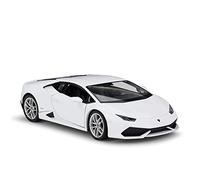 XIYUEYING 1 24 Per Lamborghini Huracan LP610-4 Racing Sports Car Metallo pressofuso in miniatura Model Toy(White)