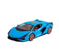 XIYUEYING 1 24 Per Lamborghini Sian FKP37 Supercar lega pressofusione modello di auto giocattolo tirare indietro la porta può aprirsi(C)