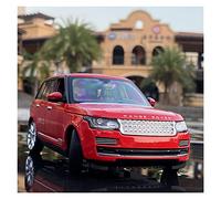 XIYUEYING 1:24 per Land Rover Range Rover SUV in lega pressofusa finito modello di auto giocattolo fuoristrada in scala(Rosso)