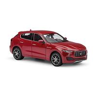 XIYUEYING 1 24 Per Maserati Levante SUV fuoristrada in metallo pressofuso modello di auto in miniatura per giocattolo(Rosso)