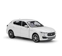 XIYUEYING 1 24 Per Maserati Levante SUV fuoristrada in metallo pressofuso modello di auto in miniatura per giocattolo(White)