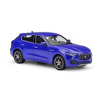 XIYUEYING 1 24 Per Maserati Levante SUV fuoristrada in metallo pressofuso modello di auto in miniatura per giocattolo(Blu)