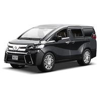 XIYUEYING 1 24 Per Mitsubishi Alphard Luxury MPV Lega Pressofusione Modello Di Auto Tirare Indietro La Porta Può Aprirsi(White)