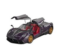 XIYUEYING 1:24 Per Pagani Huayra Super Lega Modello Di Auto Suono Luce Pullback Collettivo Decorazioni Per La Casa Giocattoli Per Bambini(Purple)