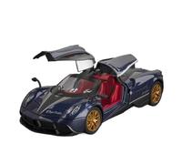XIYUEYING 1:24 Per Pagani Huayra Super Lega Modello Di Auto Suono Luce Pullback Collettivo Decorazioni Per La Casa Giocattoli Per Bambini(Blu)
