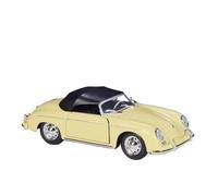 XIYUEYING 1:24 Per Porsche 356A Speedster Pressofuso Classico Modello Di Auto Sportiva In Lega Alta Simulazione Giocattoli Per Bambini(Yellow)