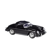 XIYUEYING 1:24 Per Porsche 356A Speedster Pressofuso Classico Modello Di Auto Sportiva In Lega Alta Simulazione Giocattoli Per Bambini(Nero)
