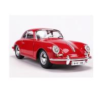XIYUEYING 1 24 Per Porsche 356B Coupe 1961 Modello di auto in lega Vintage Simulazione Collezione Decorata Giocattolo da scrivania Rosso Auto Regalo per uomini e donne
