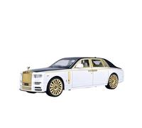 XIYUEYING 1:24 Per Rolls Royce Phantom Ottava Generazione Di Simulazione Modello In Lega Di Auto Luce Sonora Tirare Indietro Giocattolo Per Bambini(White No box)