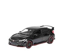XIYUEYING 1 32 for Honda CIVIC TYPE-R Kit modello auto Veicolo ad alta simulazione for ragazzi Regali for le feste Giocattoli(Nero)