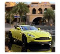 XIYUEYING 1 32 Per Aston Martin DB11 AMR Auto sportiva Pressofusione in lega Model Car Sound And Light Toy(Yellow)