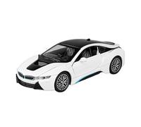 XIYUEYING 1:32 Per BMW I8 Con Luce Sonora Tirare Indietro Modello Di Auto Pressofusa In Lega Di Auto Super Sportiva Ad Alta Simulazione(White)