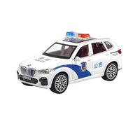 XIYUEYING 1 32 Per BMW X5 Auto della Polizia Alta Simulazione Pressofuso Modello in Metallo Statico Auto Finito Modello di Auto(B)