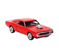 XIYUEYING 1:32 Per Dodge Charger Diecast Pullback Muscle Car Modello Con Suono Leggero Giocattolo Di Natale Per Bambini In Miniatura(Rosso)