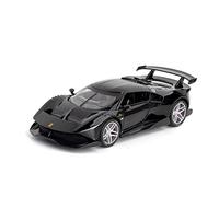 XIYUEYING 1/32 Per Ferrari P80C Concept Alta Simulazione Super Modello Di Auto In Metallo Pressofuso Decorazioni Giocattolo(Nero)